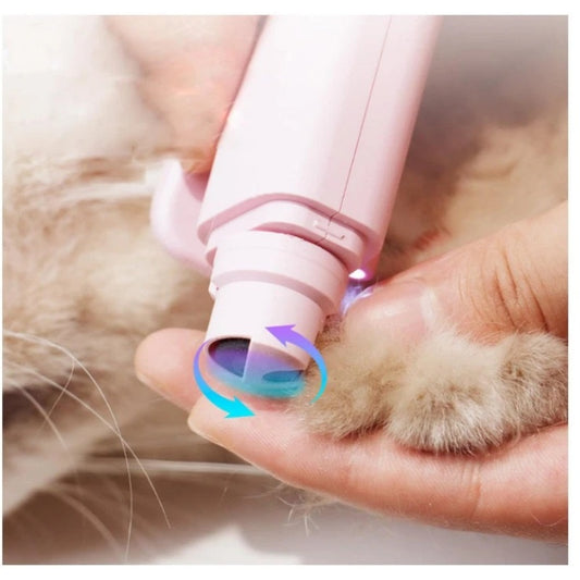 2-in-1 Dog Nail Clipper & Grinder with Light
