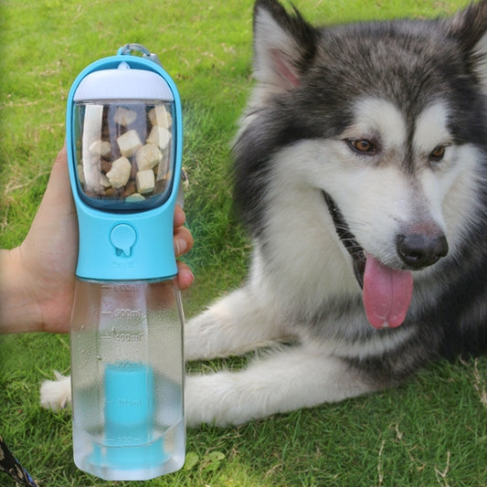 3-in-1 Pet Water Bottle, Feeder & Waste Bag Dispenser