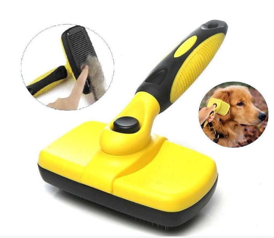 Pet Self-Cleaning Slicker Brush — Choose Your Colour