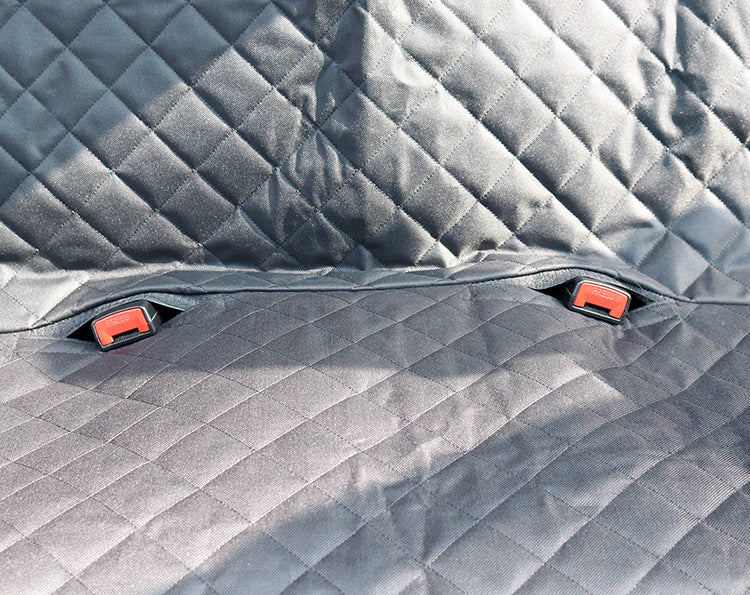 Dog Car Seat Cover Hammock — Waterproof with Mesh Window & Pockets