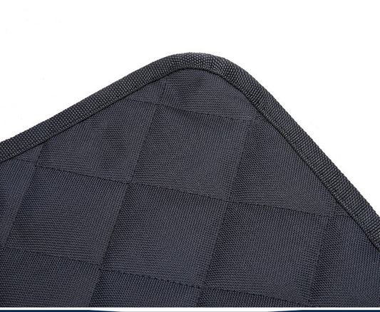 Dog Car Seat Cover Hammock — Waterproof with Mesh Window & Pockets