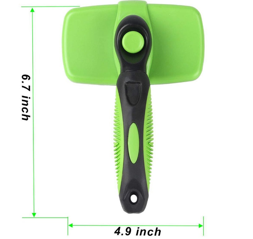 Pet Self-Cleaning Slicker Brush — Choose Your Colour