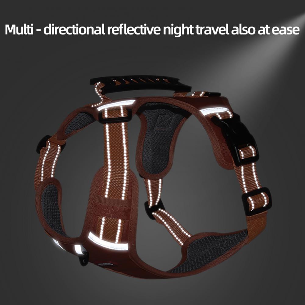 No-Pull Nylon Dog Harness — Breathable & Reflective