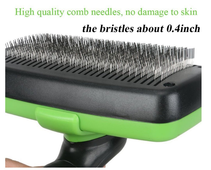 Pet Self-Cleaning Slicker Brush — Choose Your Colour