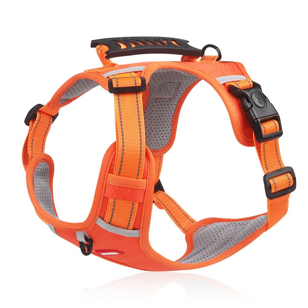 No-Pull Nylon Dog Harness — Breathable & Reflective