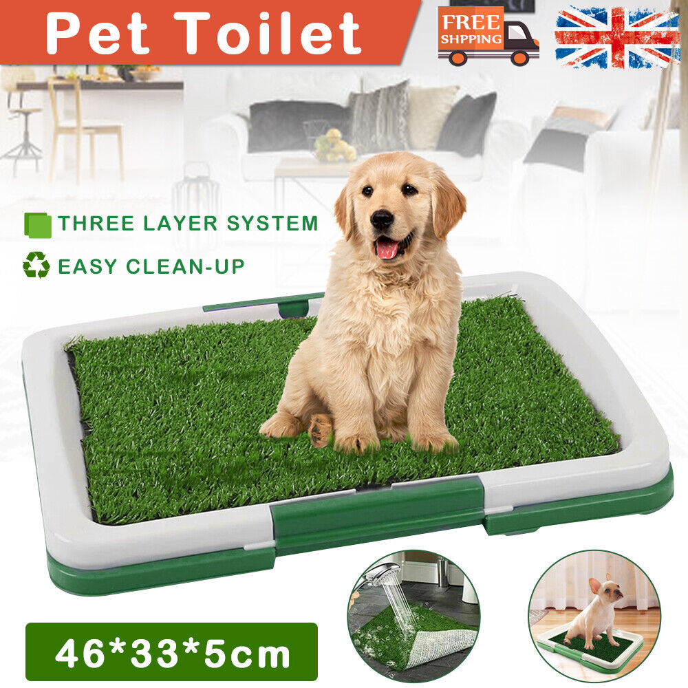 Indoor Dog Potty Training Grass Pad — Large Puppy Toilet Mat