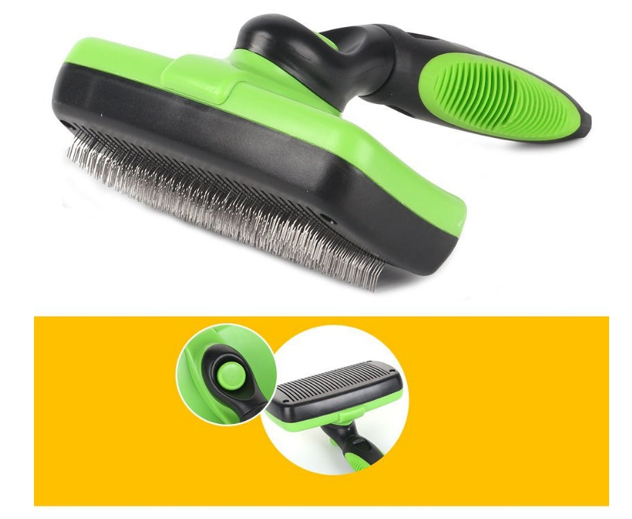 Pet Self-Cleaning Slicker Brush — Choose Your Colour