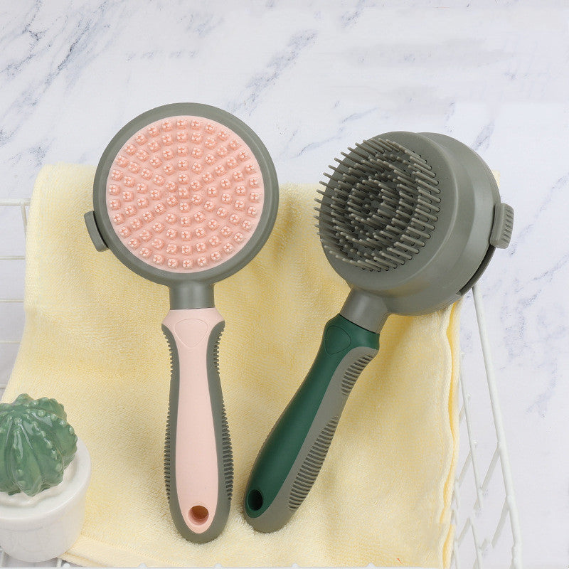Double-Sided Self-Cleaning Pet Hair Removal Comb