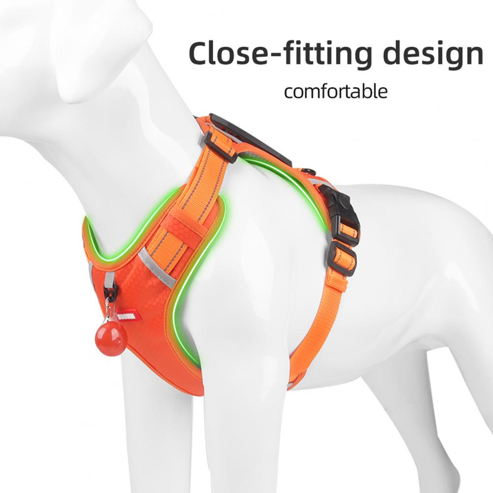 No-Pull Nylon Dog Harness — Breathable & Reflective