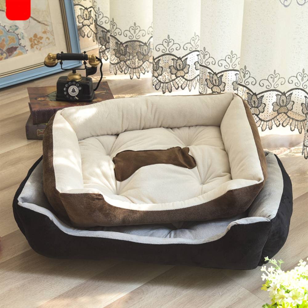 Washable Calming Dog Bed Mat — Plush & Anti-Slip