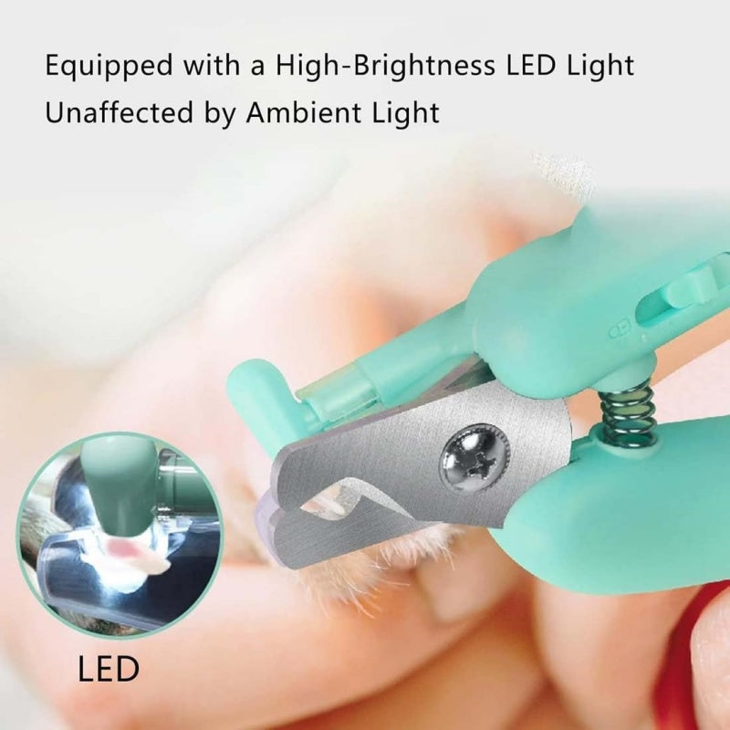 2-in-1 Dog Nail Clipper & Grinder with Light