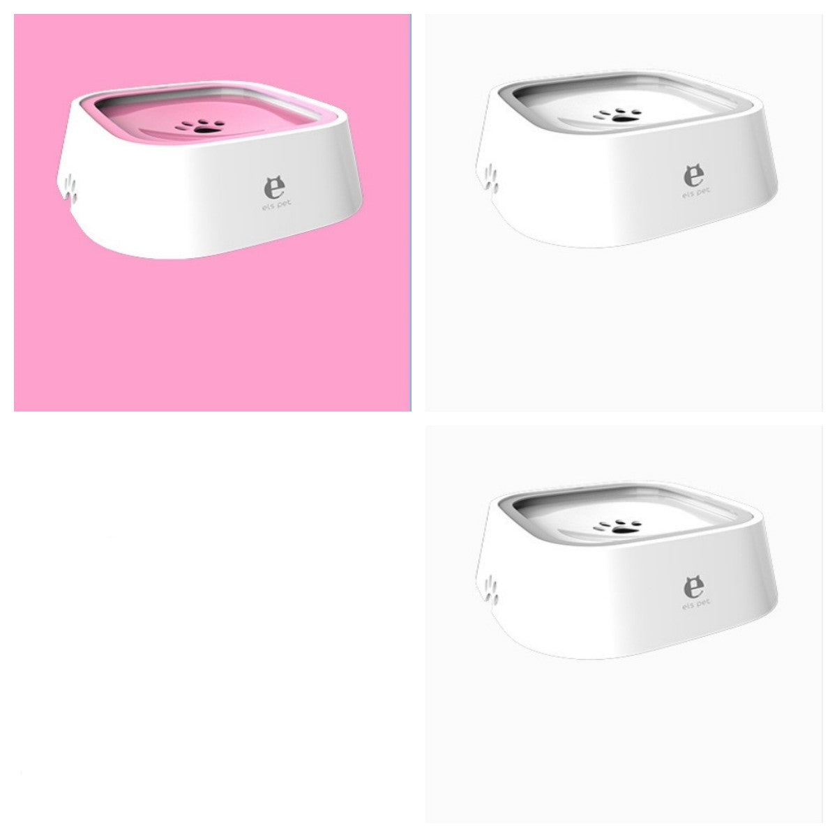 1.5L Floating Anti-Overflow Pet Water Bowl — Slow Feeder Dispenser