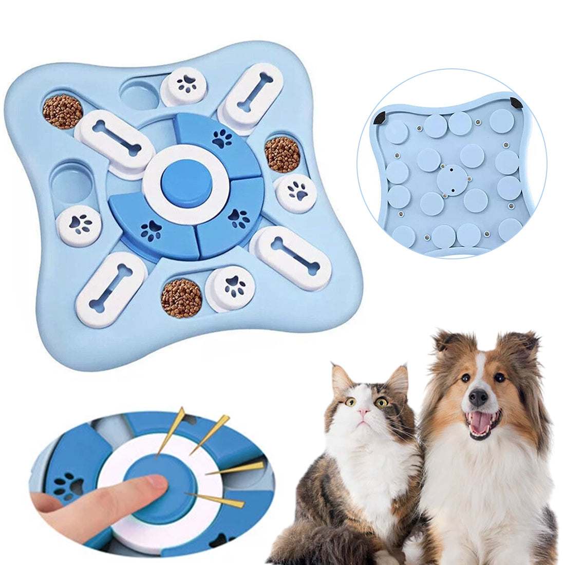 Dog Interactive Treat Puzzle Toy