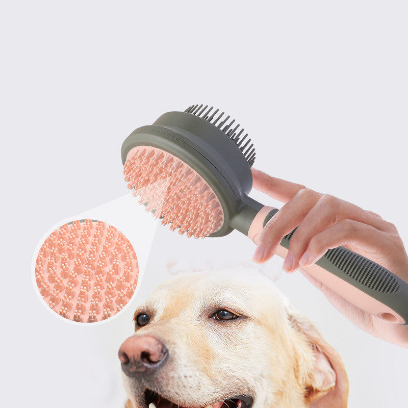 Double-Sided Self-Cleaning Pet Hair Removal Comb