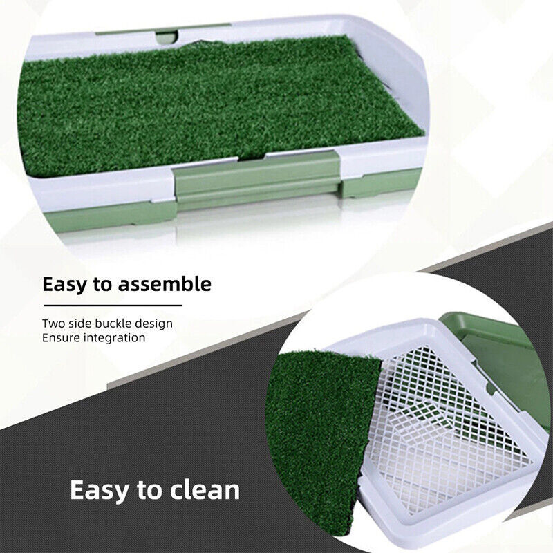 Indoor Dog Potty Training Grass Pad — Large Puppy Toilet Mat
