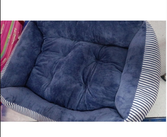 Striped Large Dog Bed