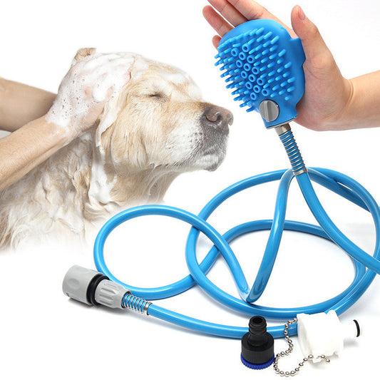Silicone Bath Brush with Hose Attachment