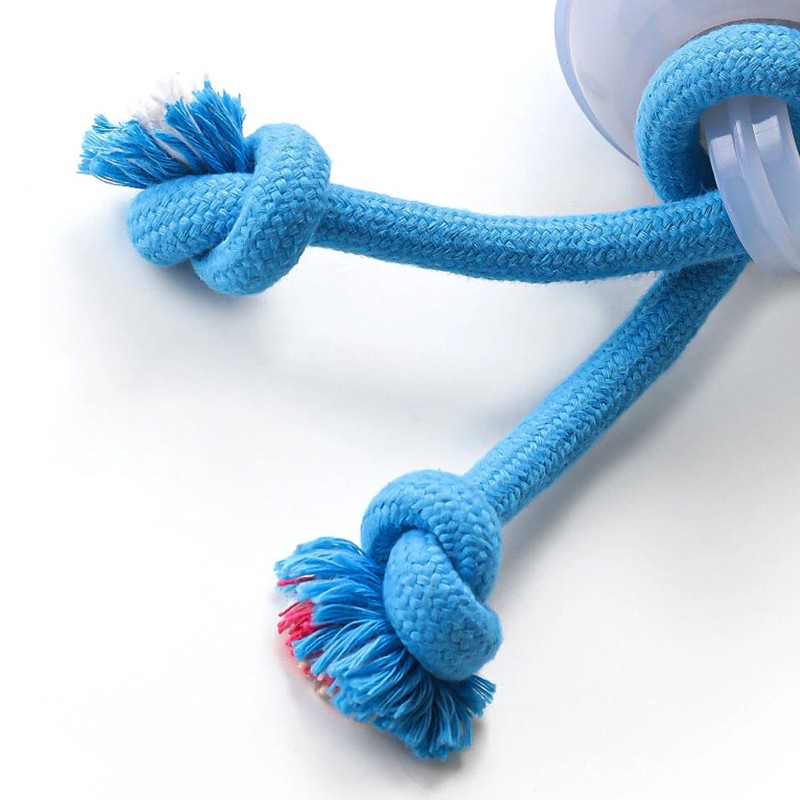 The Chase Buddy Dog Boredom Stimulating Toy  Smart Pet Puppy Ball With Ropes